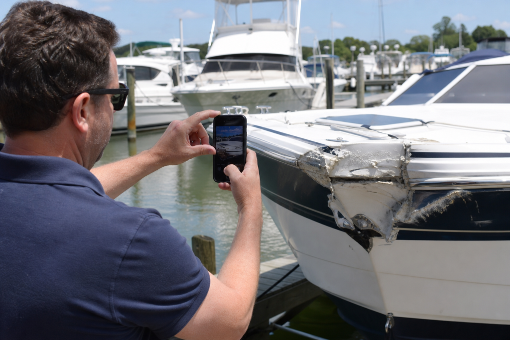 Documenting evidence after a Florida boating accident