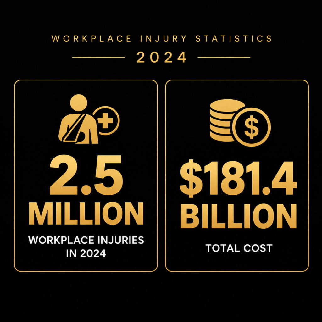 Workplace injury statistics 2024