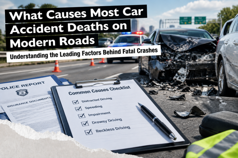 What causes most car accident deaths on modern roads