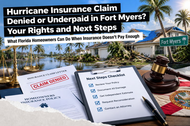 hurricane insurance claim denied or underpaid fort myers florida