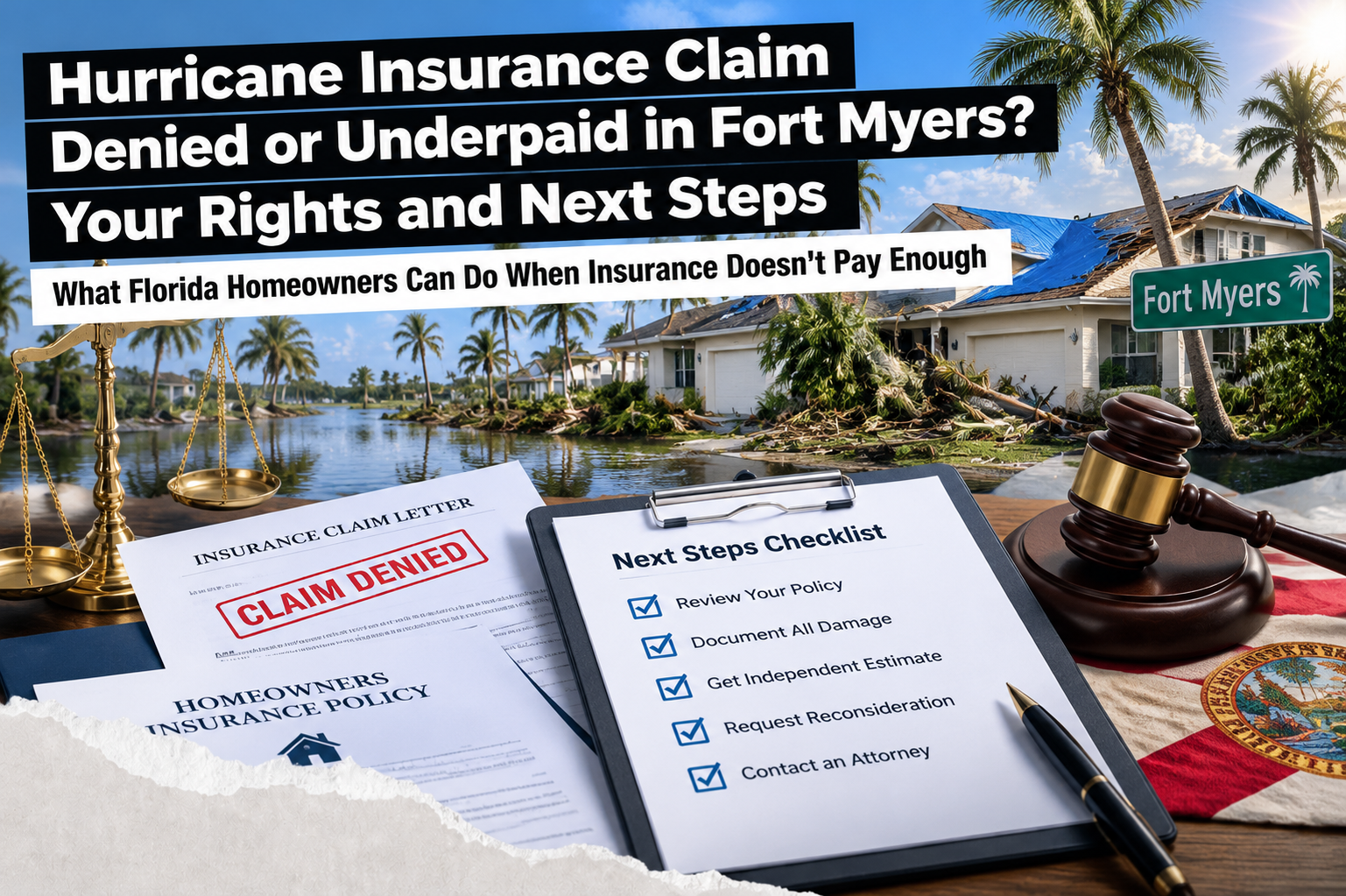 hurricane insurance claim denied or underpaid fort myers florida
