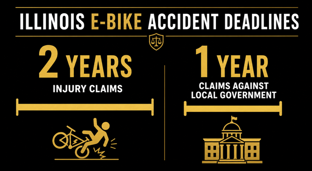 illinois e-bike accident deadlines