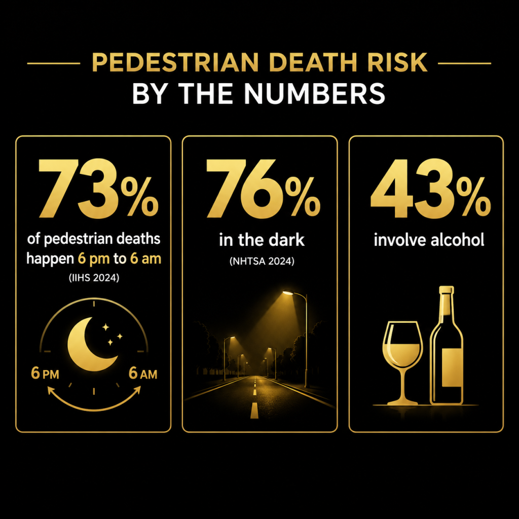 pedestrian accident statistics 2024