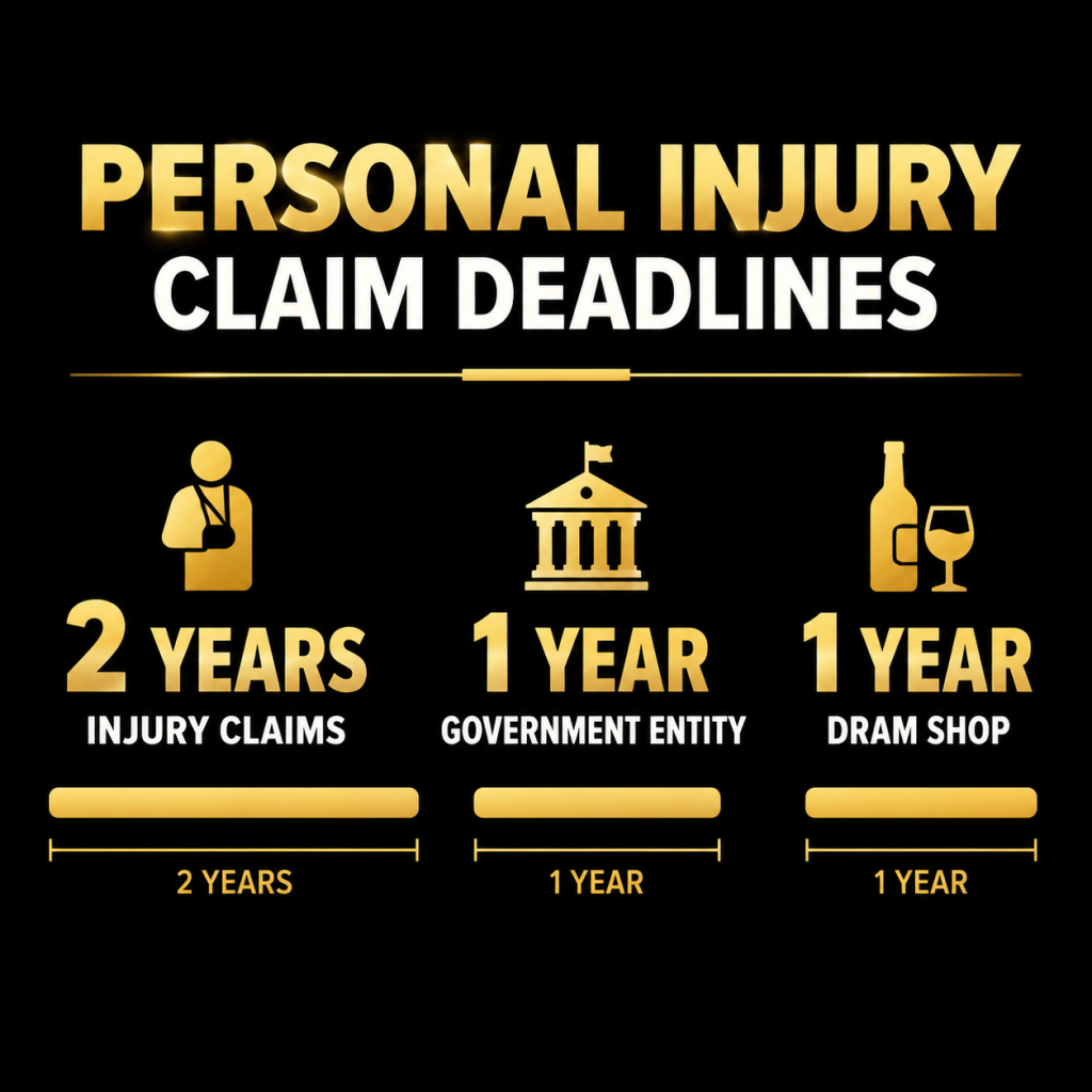 illinois pedestrian accident deadlines